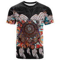 Custom Native American T Shirt Native Patterns Dreamcatcher LT6 - Wonder Print Shop