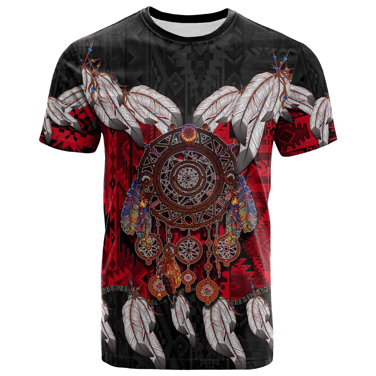 Custom Native American T Shirt Native Dreamcatcher LT6 - Wonder Print Shop