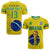 Custom Brazil Football T Shirt Go Champions Selecao Campeao LT13 - Wonder Print Shop