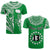 Custom Rarotonga Cook Islands T Shirt Turtle and Map Style Green LT13 - Wonder Print Shop