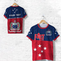 Custom F.A.S.T Samoa T Shirt Polynesian Enthusiasm LT13 - Wonder Print Shop