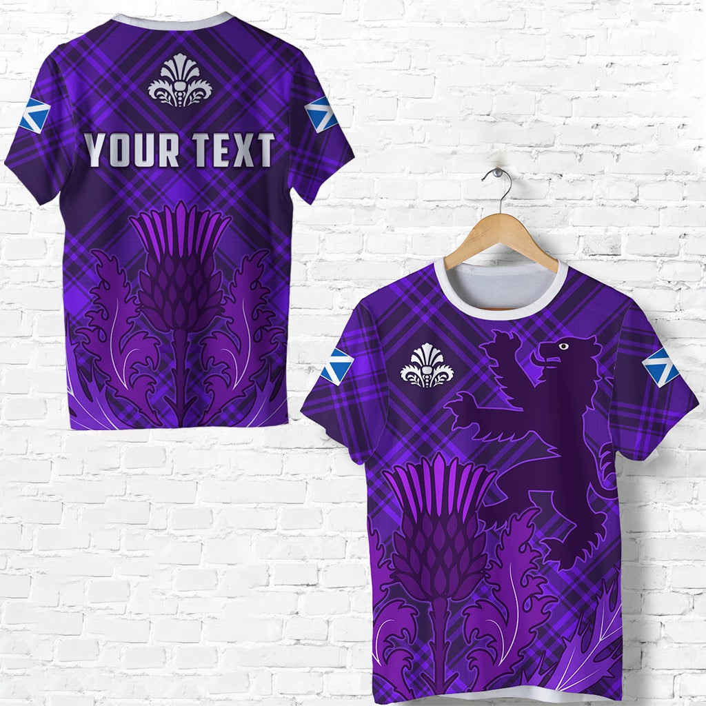 Custom Scotland T Shirt Thistle Scottish Be Unique LT13 - Wonder Print Shop