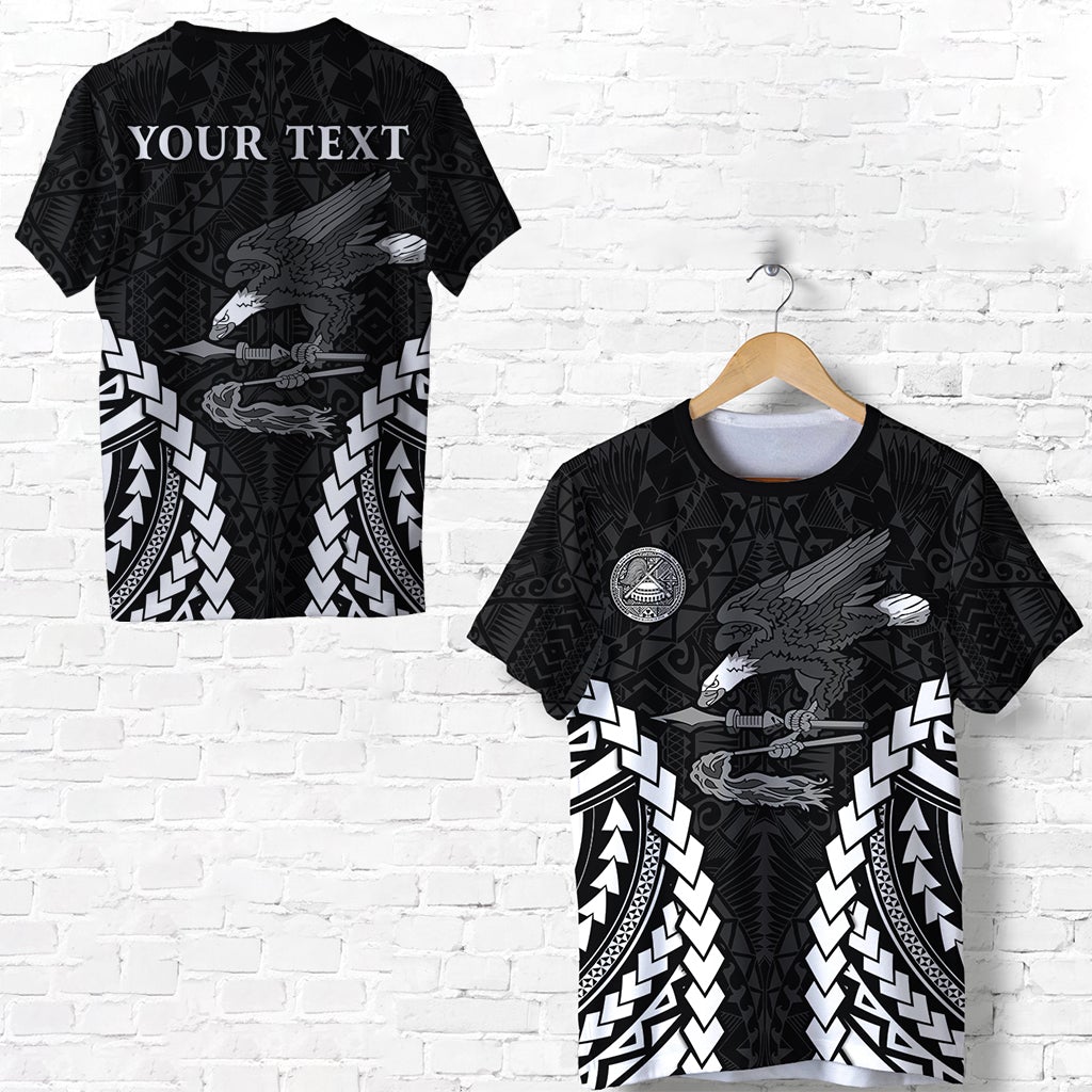 Custom American Samoa T Shirt Eagle mix Polynesian LT13 - Wonder Print Shop