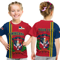 (Custom Personalised) Dominican Republic T Shirt KID Happy 179 Years Of Independence - Wonder Print Shop