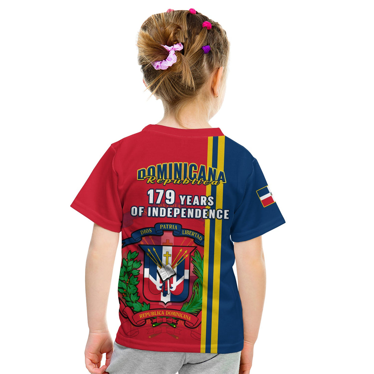 Dominican Republic T Shirt Happy 179 Years Of Independence - Wonder Print Shop