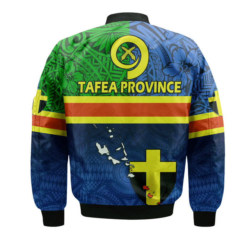 Vanuatu Tafea Province Day Bomber Jacket Tafea Flag Color Style LT9 - Wonder Print Shop