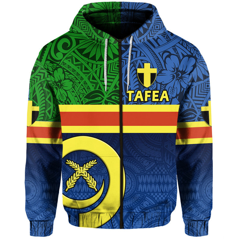 Vanuatu Tafea Province Day Hoodie Tafea Flag Color Style - Wonder Print Shop