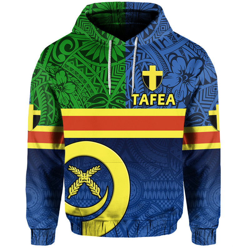 Vanuatu Tafea Province Day Hoodie Tafea Flag Color Style - Wonder Print Shop