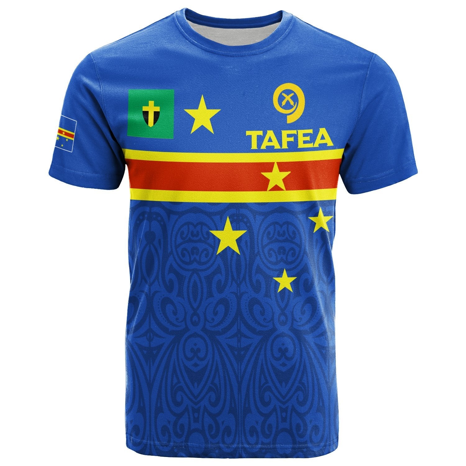 Vanuatu Tafea Province T Shirt Flag Style LT12 - Wonder Print Shop