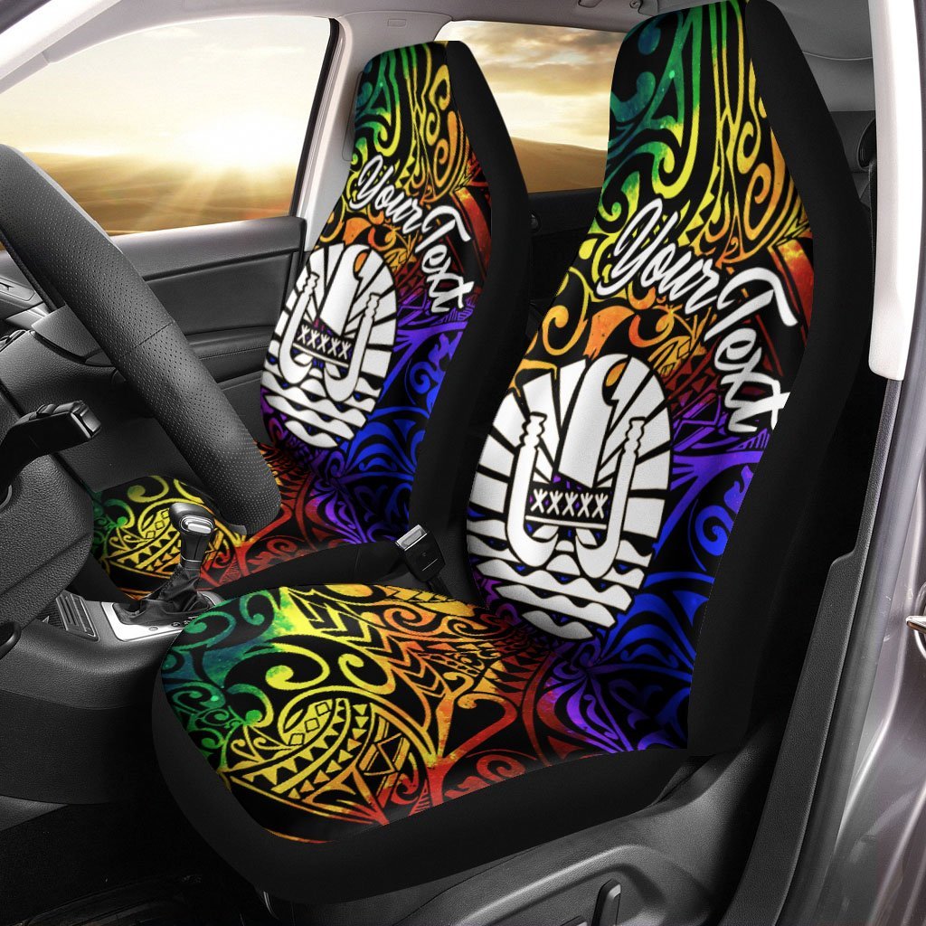 tahiti-custom-personalised-car-seat-covers-rainbow-polynesian-pattern
