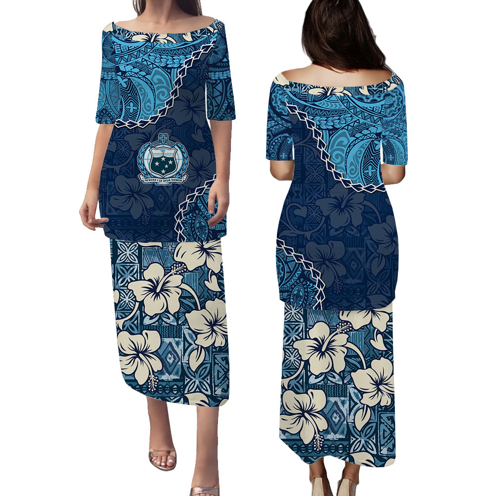 Samoa Puletasi Dress Tapa Pattern Style LT9