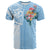 Fiji Tapa Pattern with Hibiscus T Shirt Fiji In My Heart - Wonder Print Shop