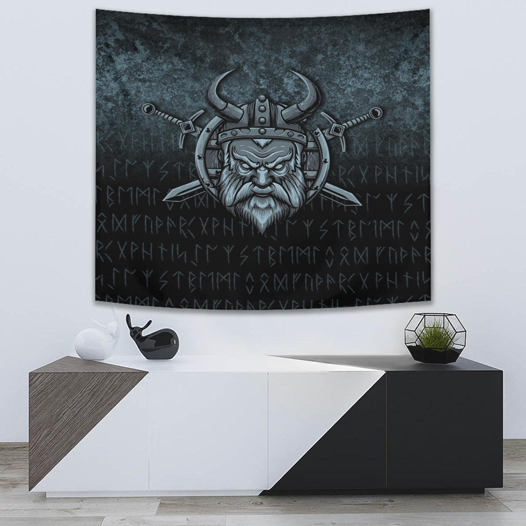 Wonder Print Shop Tapestry - Victory or Valhalla Warrior Tapestry RLT12 - Wonder Print Shop
