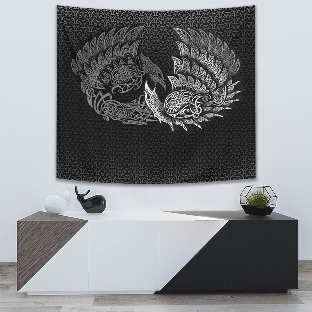 Viking Tapestry - Ragnarok Huginn Muninn - Special Version Tapestry RLT12 - Wonder Print Shop