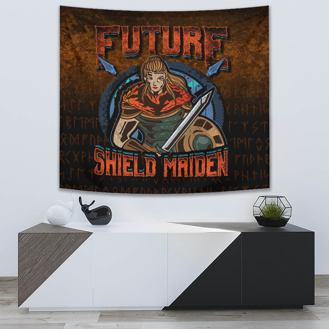 Viking Tapestry - Future ShieldMaiden Tapestry RLT12 - Wonder Print Shop