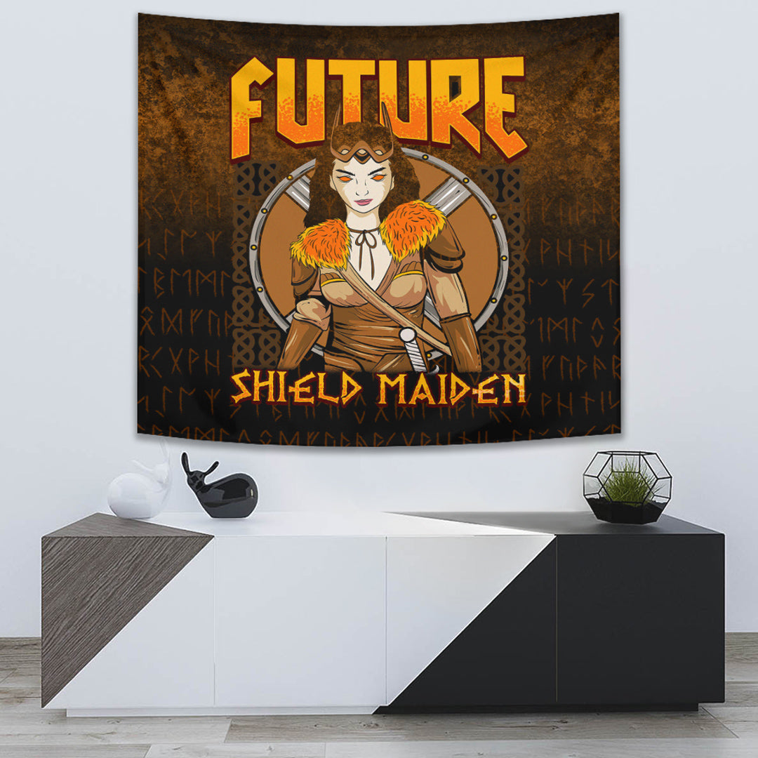 Viking Tapestry - ShieldMaiden Tapestry RLT12 - Wonder Print Shop