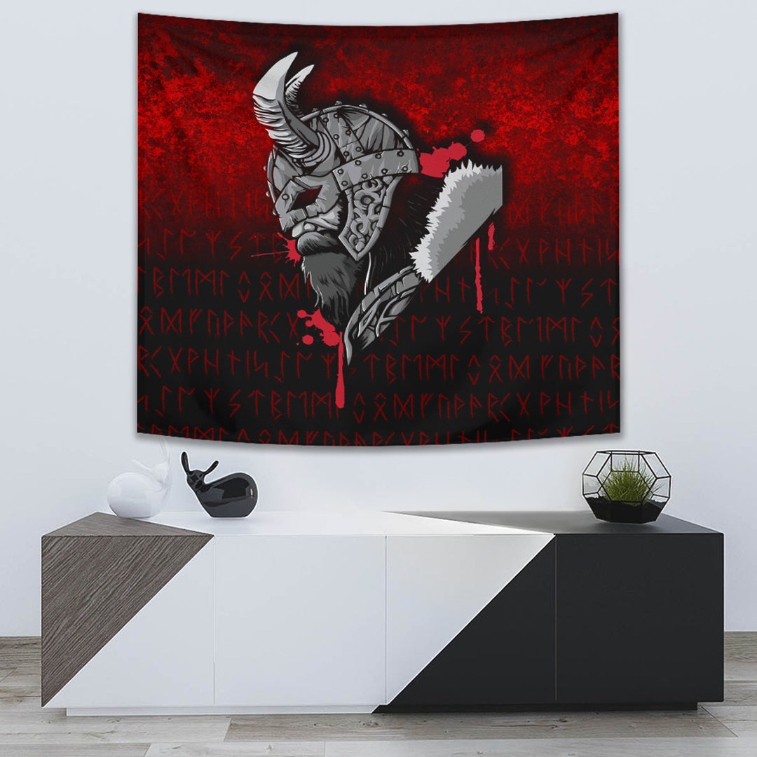 Viking Tapestry - Viking Nordic Odin Tapestry RLT12 - Wonder Print Shop