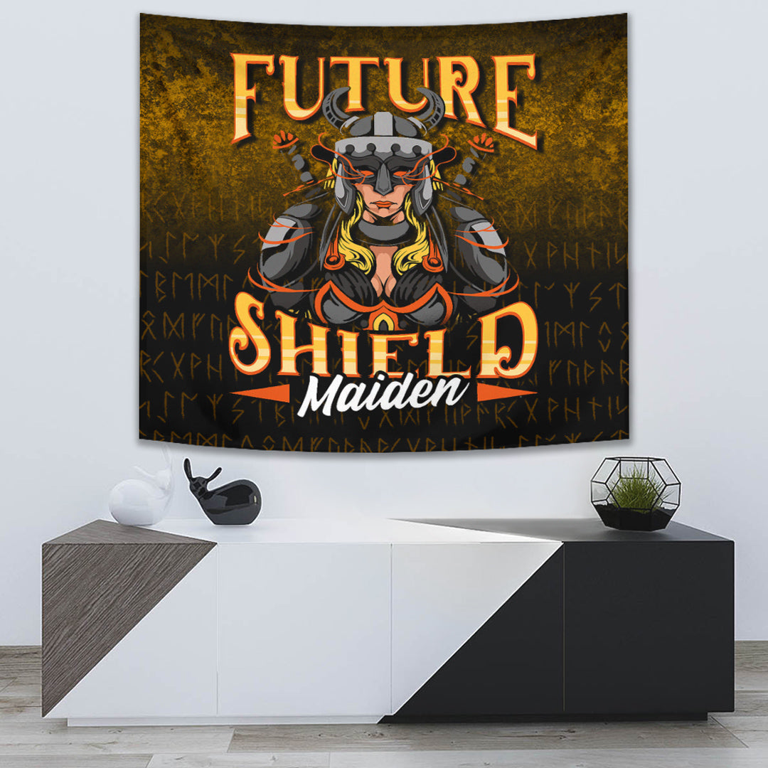 Viking Tapestry - Future Shield Maiden Tapestry RLT12 - Wonder Print Shop