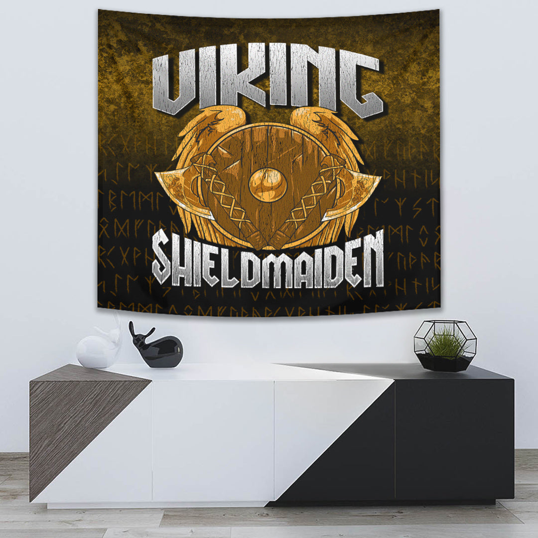 Viking Tapestry - ShieldMaiden Tapestry RLT12 - Wonder Print Shop