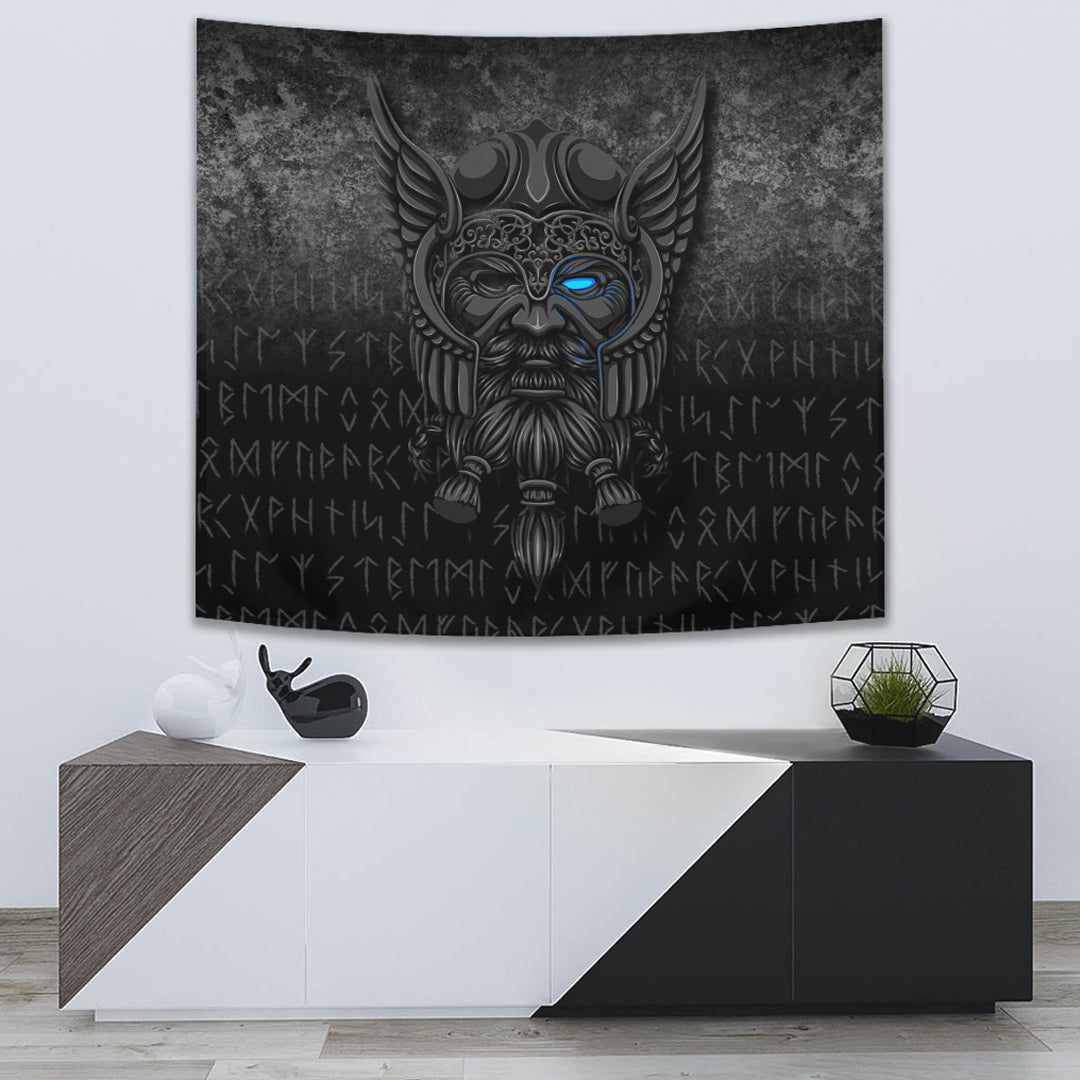 Viking Tapestry - Viking Odin Allfather In Asgard - Special Version Tapestry RLT12 - Wonder Print Shop