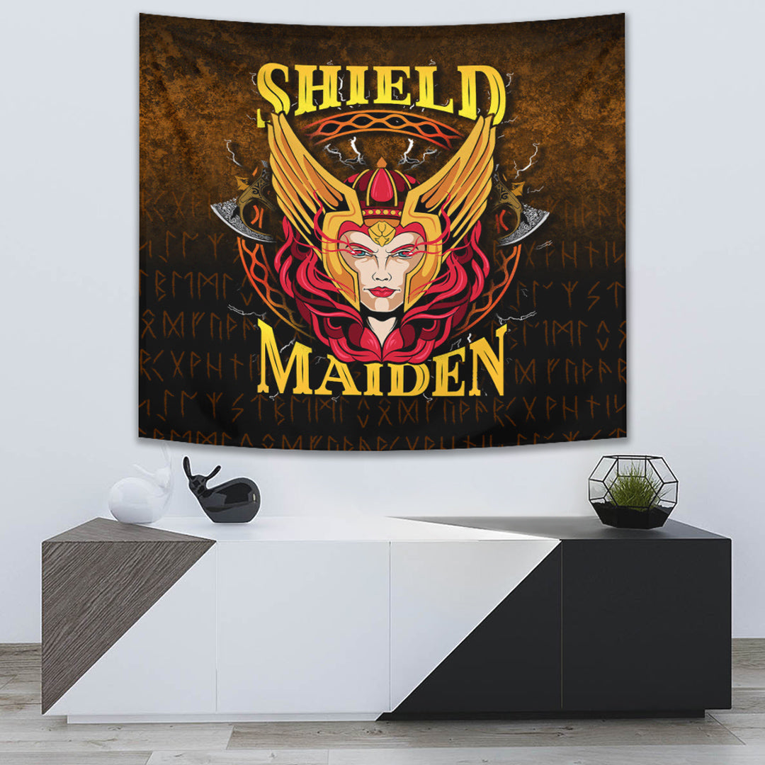 Viking Tapestry - Shield Maiden Tapestry RLT12 - Wonder Print Shop