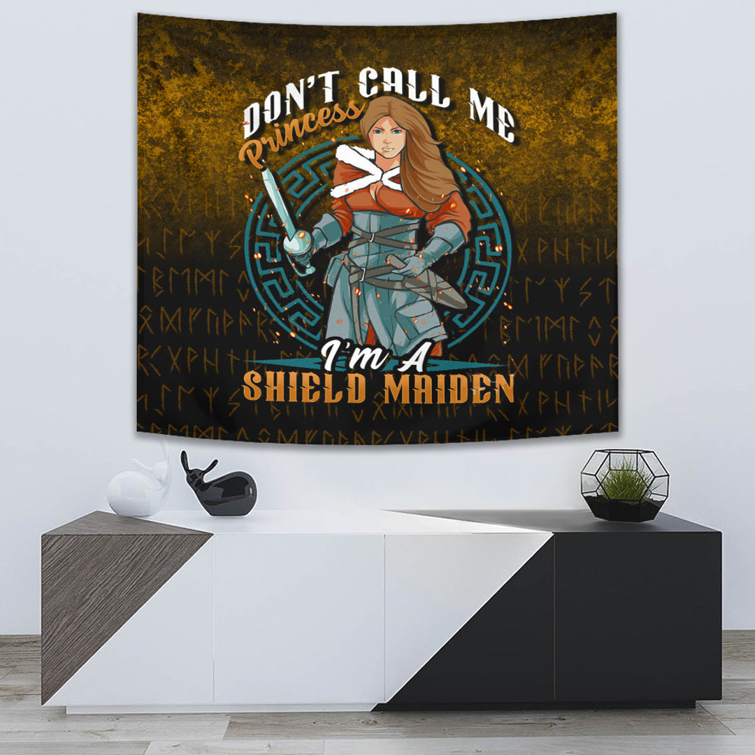 Viking Tapestry - Im A Shield Maiden Tapestry RLT12 - Wonder Print Shop
