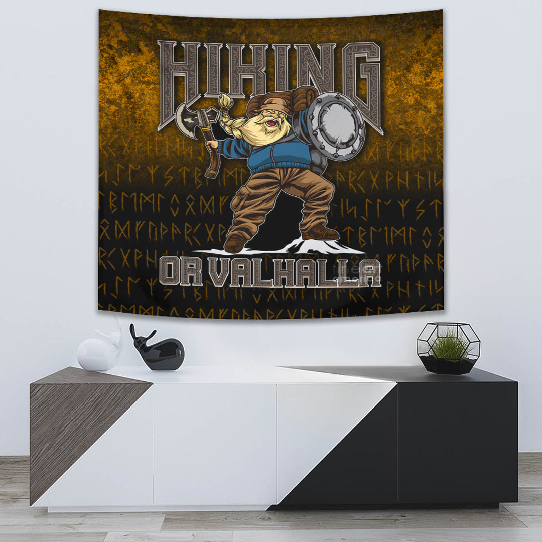 Viking Tapestry - Hiking or Valhalla Tapestry RLT12 - Wonder Print Shop
