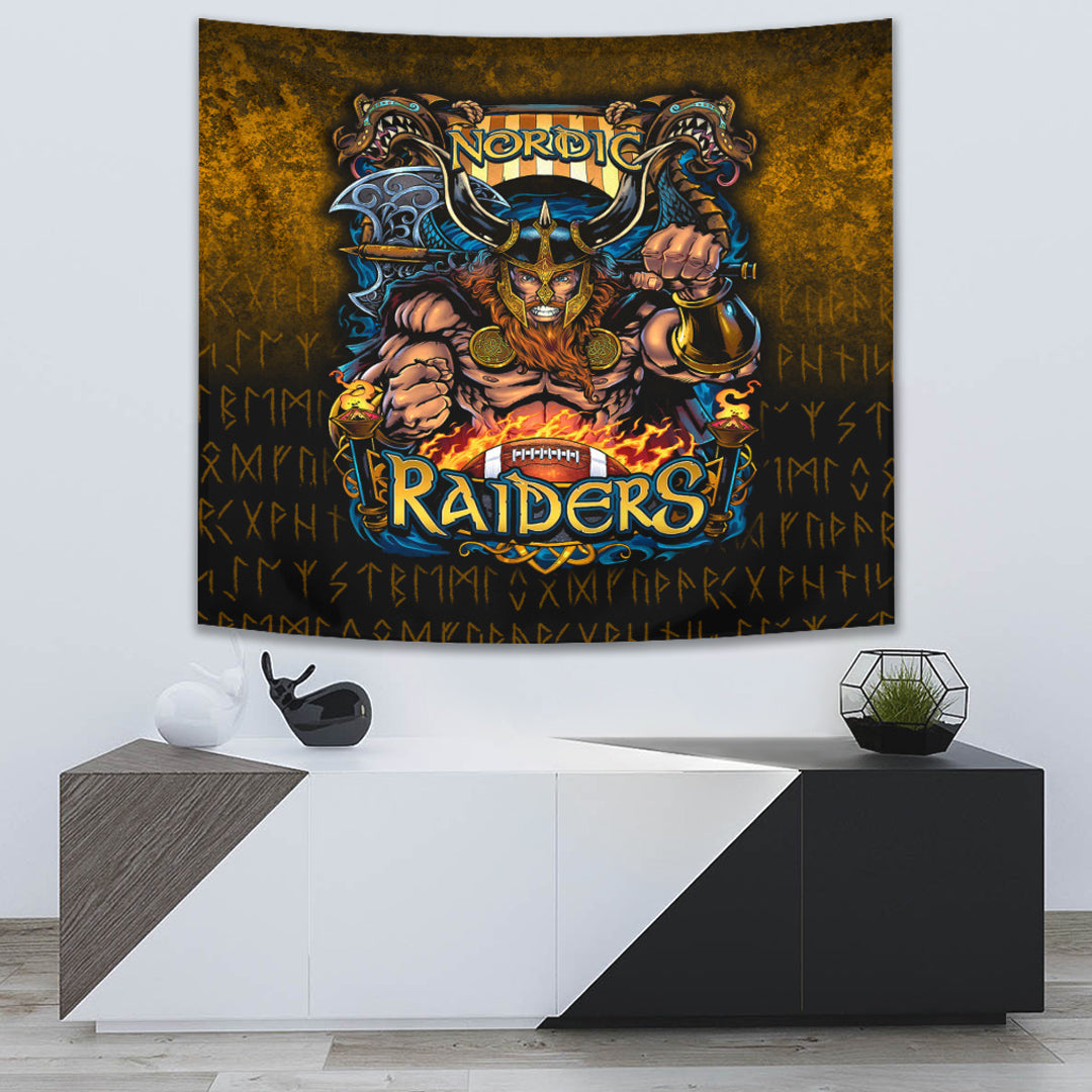Viking Tapestry - Viking Nordic Raiders Tapestry RLT12 - Wonder Print Shop