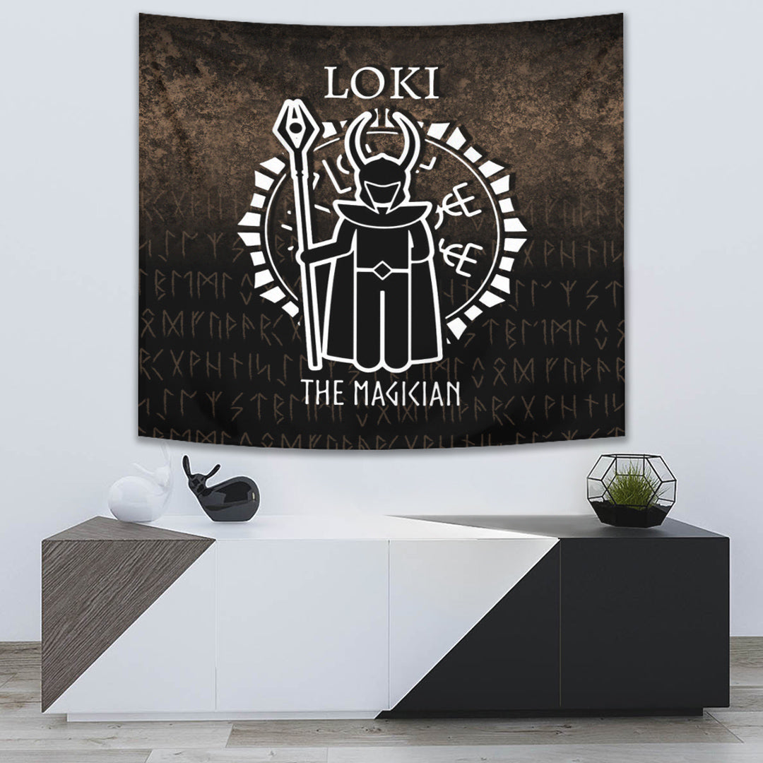Wonder Print Shop Tapestry - Loki The Magician Tapestry RLT12 - Wonder Print Shop