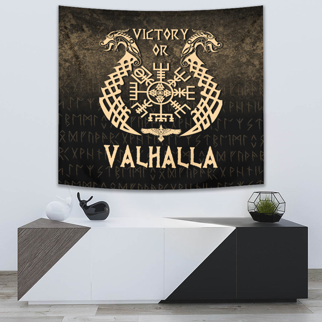 Wonder Print Shop Tapestry - Victory or Valhalla - Gold Version Tapestry RLT12 - Wonder Print Shop