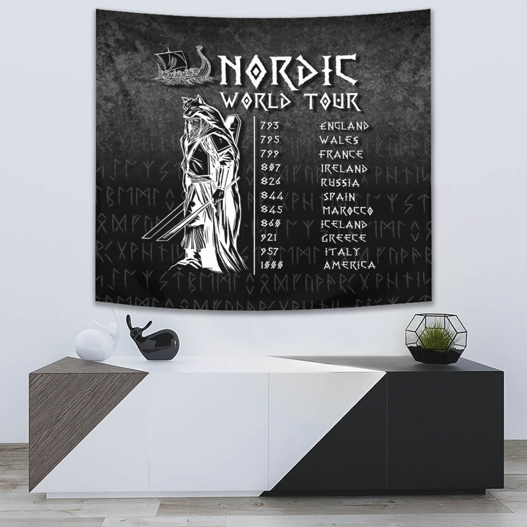 Viking Tapestry - Nordic World Tour Tapestry RLT12 - Wonder Print Shop