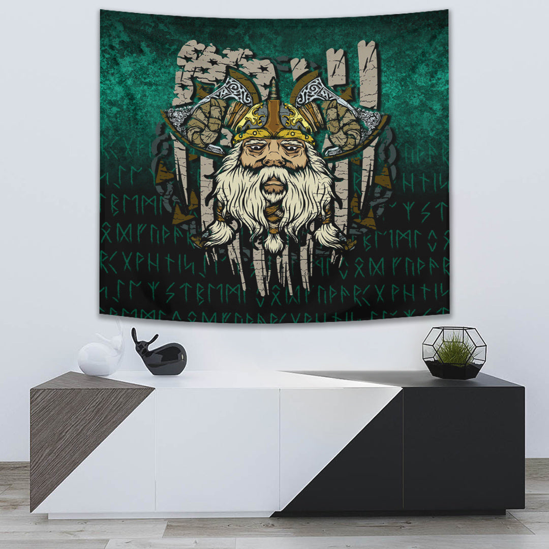 Viking Tapestry - America Odin Tapestry RLT12 - Wonder Print Shop