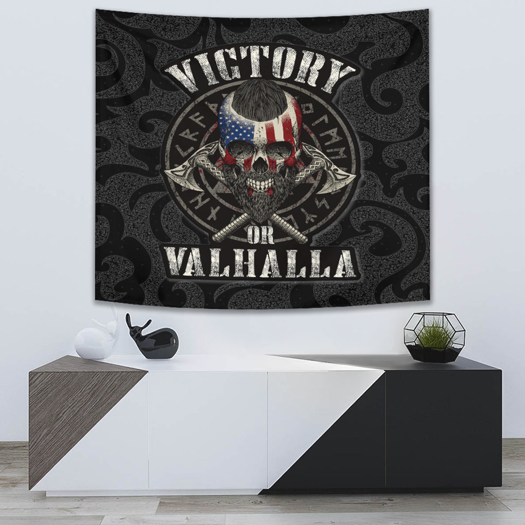 Viking Tapestry - Victory or Valhalla - Special Version Tapestry RLT12 - Wonder Print Shop
