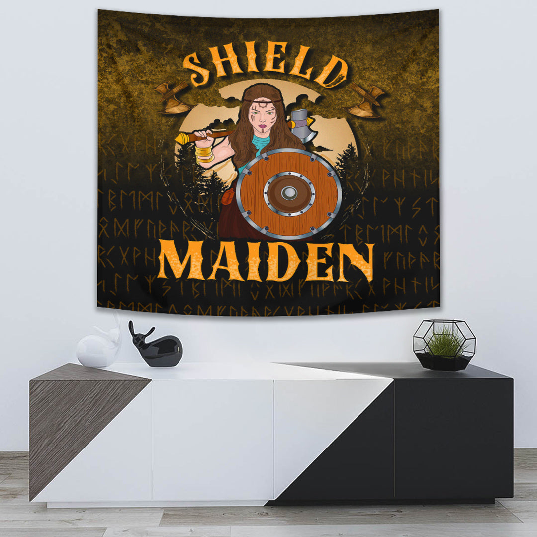 Viking Tapestry - ShieldMaiden Tapestry RLT12 - Wonder Print Shop