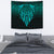Viking Tapestry - Eye of Odin - Cyan Version Tapestry RLT12 - Wonder Print Shop