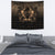 Viking Tapestry - Nordic Warrior Valhalla Norse - Gold Version Tapestry RLT12 - Wonder Print Shop