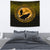 Viking Tapestry - Vikings Huginn Muninn Odin Ravens - Gold Version Tapestry RLT12 - Wonder Print Shop