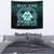 Viking Tapestry - May The Norse Be With You Viking - Cyan Version Tapestry RLT12 - Wonder Print Shop