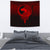 Viking Tapestry - Viking Norse Wolf - Red Version Tapestry RLT12 - Wonder Print Shop