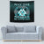 Viking Tapestry - May The Norse Be With You Viking - Cyan Version Tapestry RLT12 - Wonder Print Shop