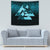 Viking Tapestry - Huginn Muninn Ravens from Odin Viking - Cyan Version Tapestry RLT12 - Wonder Print Shop