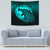Viking Tapestry - Fenrir Viking 3D Tattoo - Cyan Version Tapestry RLT12 - Wonder Print Shop