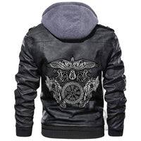 Viking Tattoo Style Leather Jacket RLT12 - Wonder Print Shop
