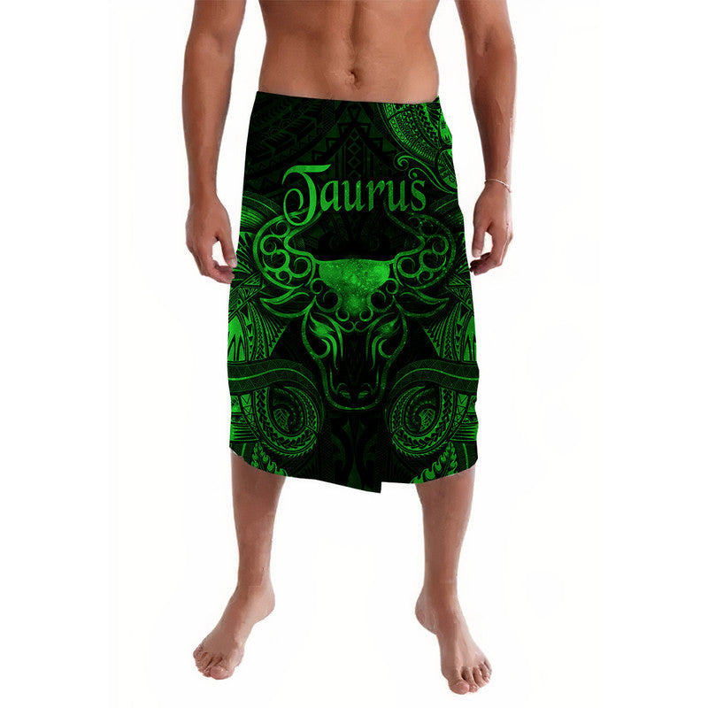 Taurus Zodiac Polynesian Lavalava Unique Style - Green LT8 - Wonder Print Shop
