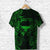 Taurus Zodiac Polynesian T Shirt Unique Style Green LT8 - Wonder Print Shop
