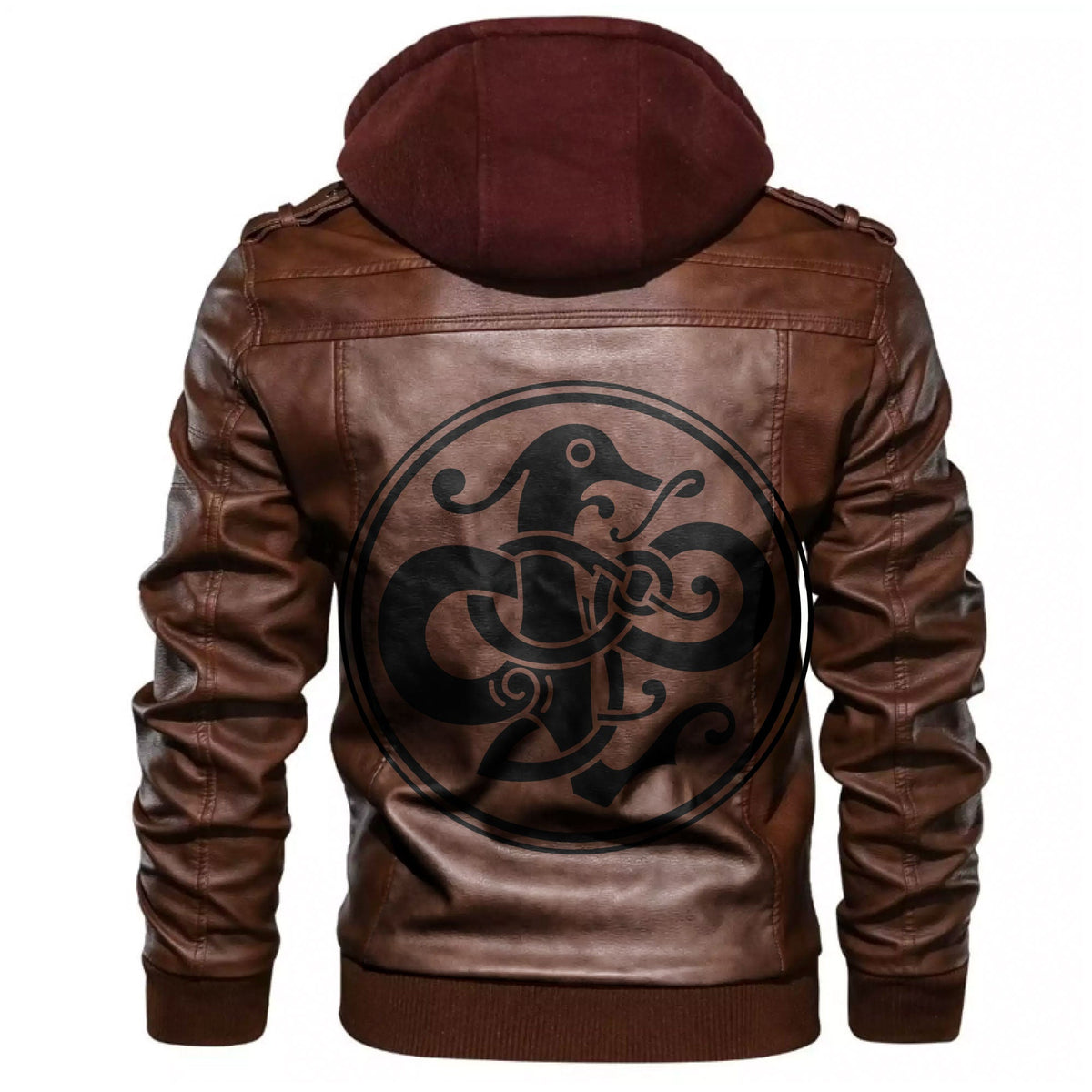 Viking The Scandinavian Celtic Style Leather Jacket RLT12 - Wonder Print Shop