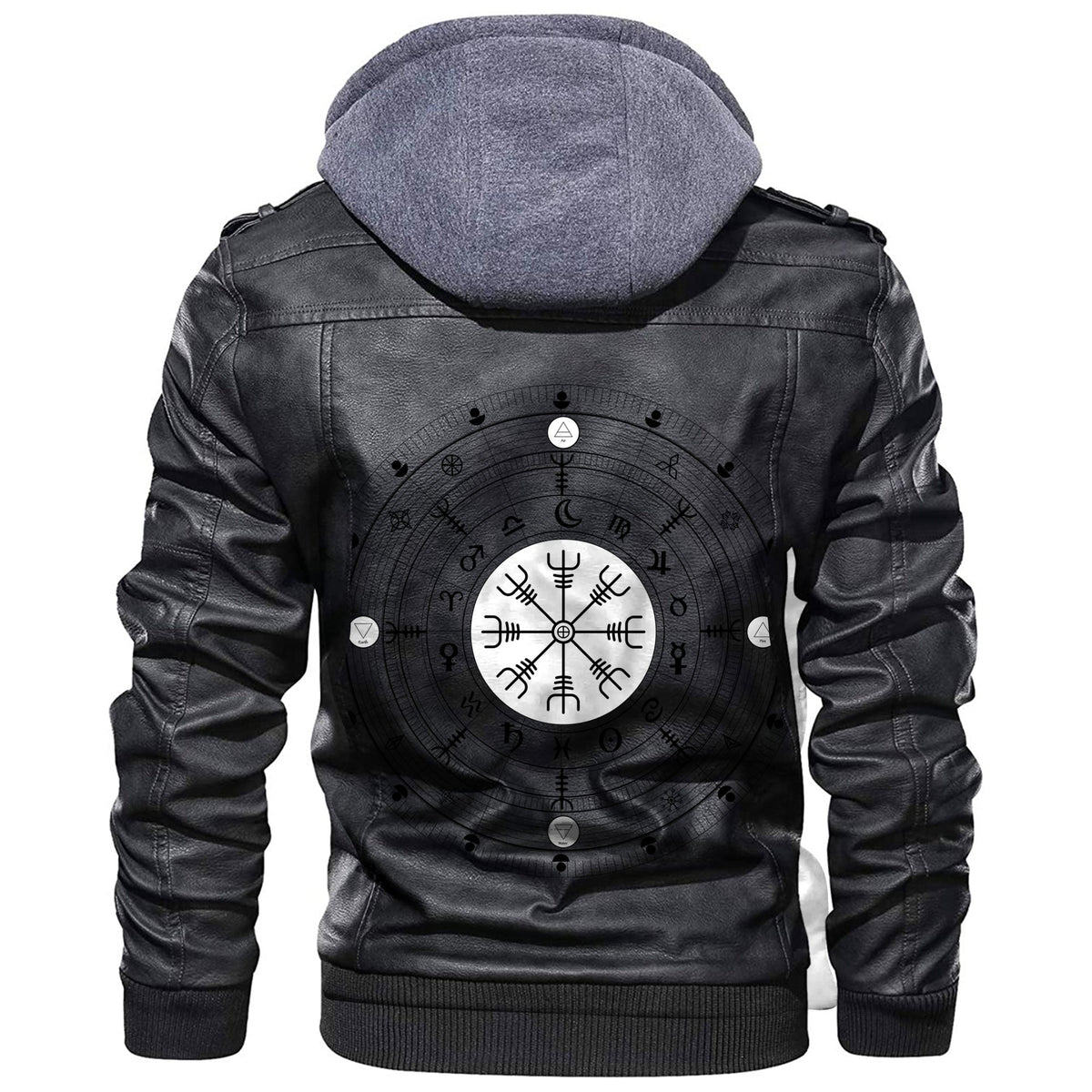 Viking The Compass Leather Jacket RLT12 - Wonder Print Shop