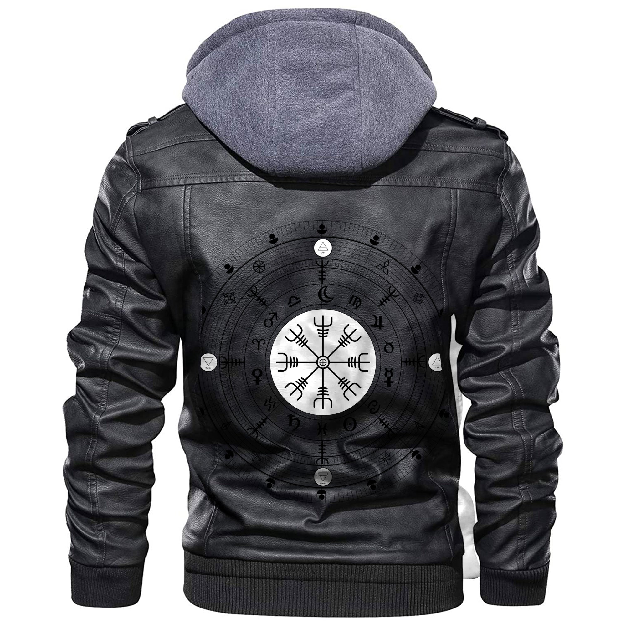 Viking The Compass Leather Jacket RLT12 - Wonder Print Shop