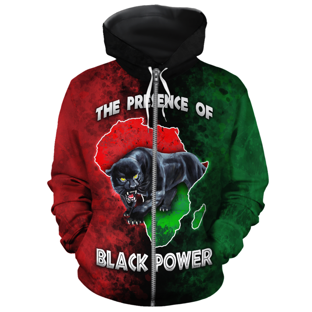 african-blm-hoodie-the-presence-of-black-power-zip-hoodie