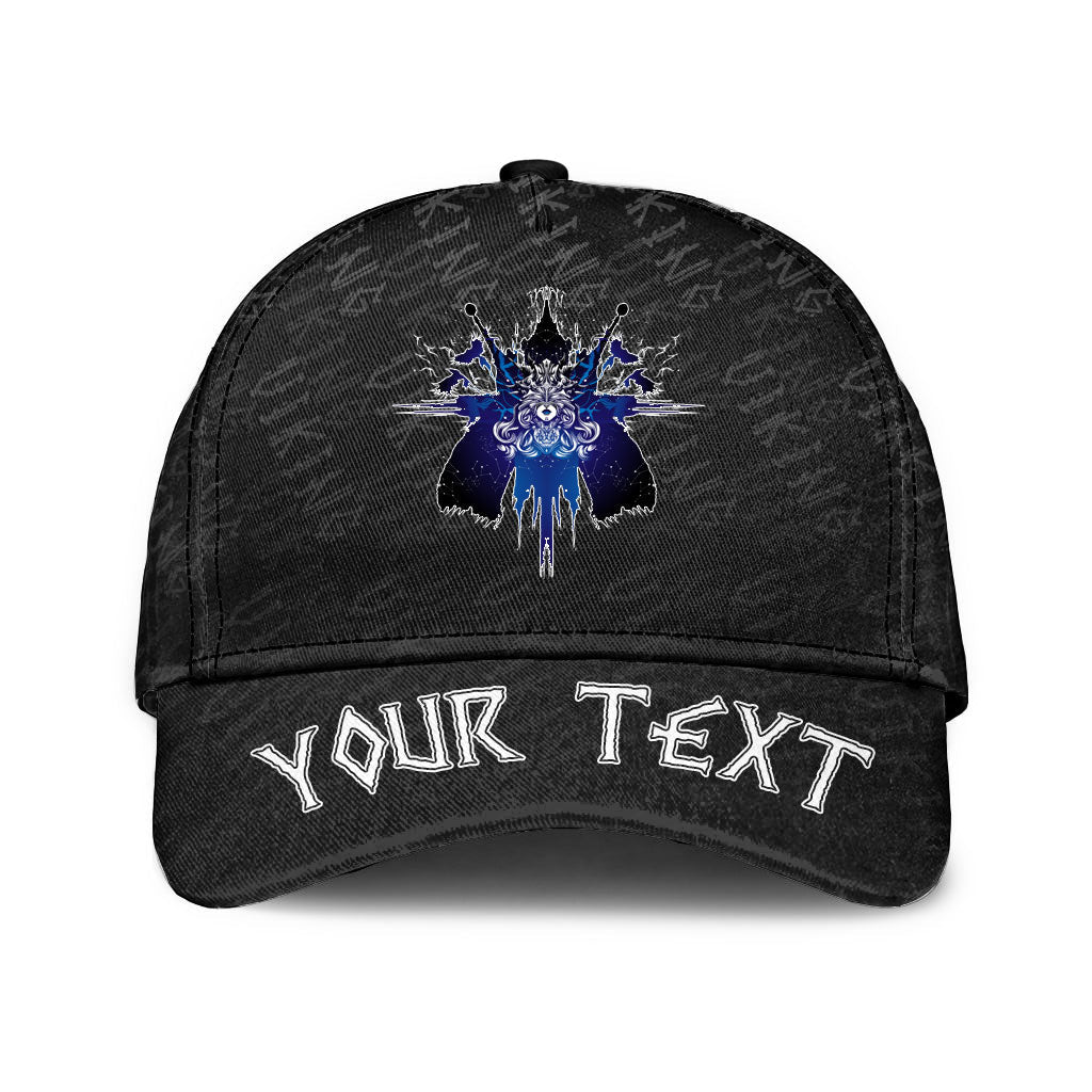 viking-classic-cap-custom-the-valkyrie-at-the-starry-sky-through-which-flies-flock-of-birds-classic-cap